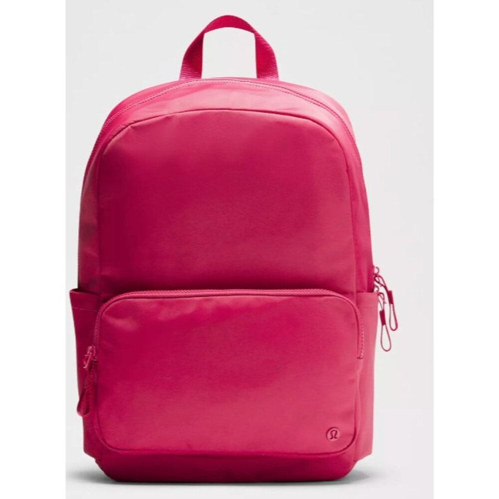 Lululemon Everywhere Backpack 22L Raspberry Coulis Sheer Oak Travel Laptop Bag